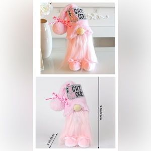 Super cute, fight, cancer, pink gnome